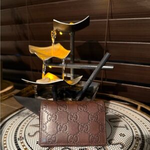 Gucci Guccissima brown wallet